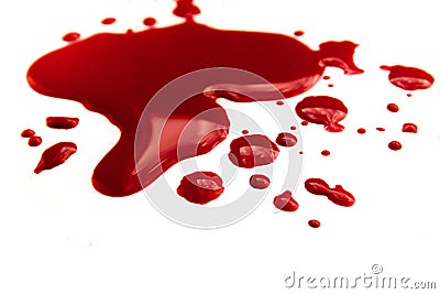 Blood stains Stock Photo