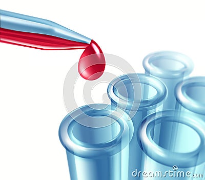 Blood test Stock Photo