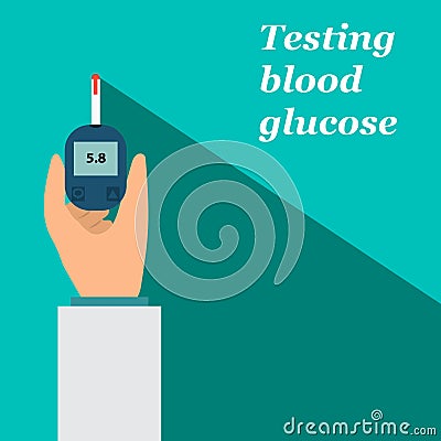 Blood test. Vector illustration. Vector Illustration