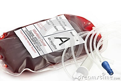 Blood Transfusion Stock Photo