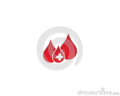 Blood vector icon Vector Illustration