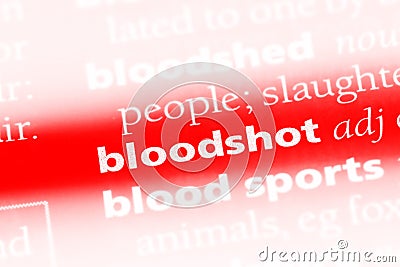 bloodshot Stock Photo