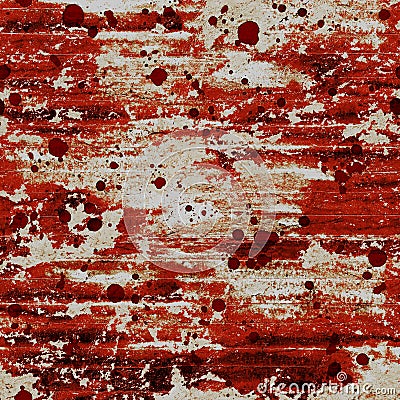 Bloody blood red grunge abstract seamless pattern background Cartoon Illustration