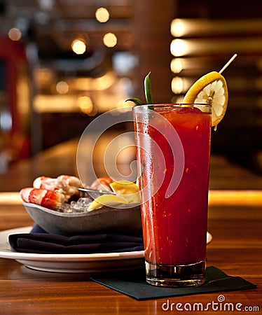 Bloody Marry Stock Photo