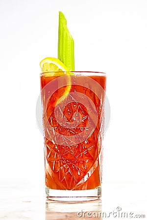 Bloody Mary, classic cocktails with vodka Stock Photo