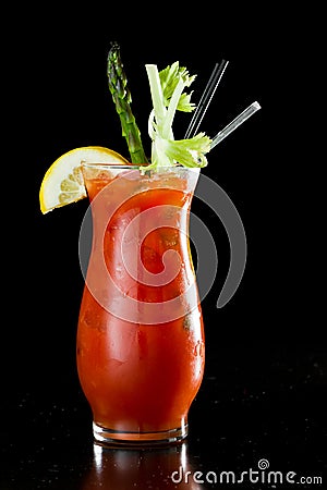 Bloody Mary cokatil Stock Photo