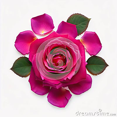 Bloom Boundaries: Redefining Heartscape with Generative AI Stock Photo