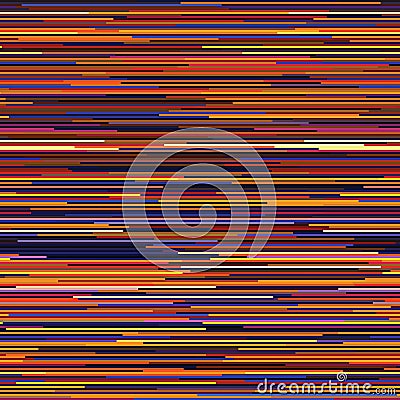 Blotched Space Dyed Ombre Background. Texture. Mottle Effect Seamless Pattern. Vibrant Horizontal Stripe Ikat Textile Vector Illustration