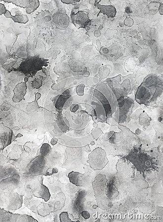Blots on paper seamless grunge grey texture Stock Photo