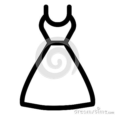 Blouse, camisole Isolated Vector icon which can easily modify or edit Vector Illustration