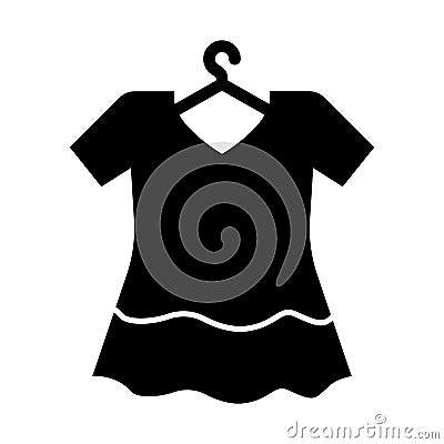 Blouse glyph vector icon which can easily modify or edit Vector Illustration