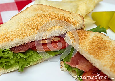 Blt closeup Stock Photo