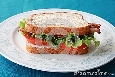 BLT sandwich Stock Photo