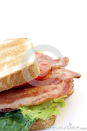 BLT sandwich Stock Photo