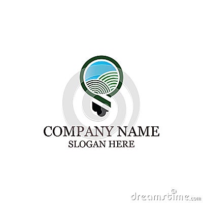 Blub Environment Logo Stock Photo