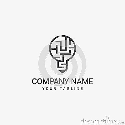 Blub labyrinth Logo Stock Photo