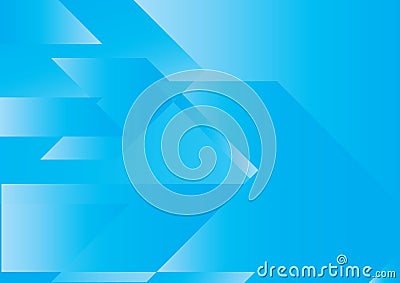 Blue abstract arrows concept Vector Illustration