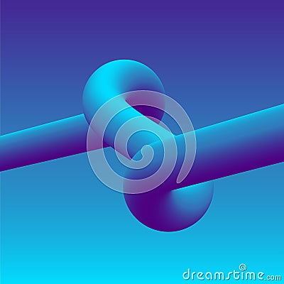 Blue abstract background. Vector Illustration
