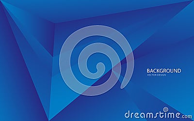 Blue abstract background vector illustration. wall. web banner. cover. card. texture. wallpaper. flyer. brochure. annual report Vector Illustration