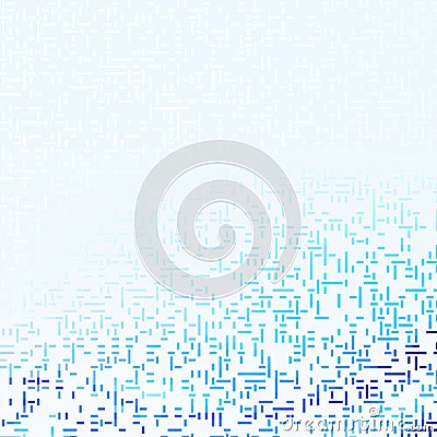 Blue abstract diagonal stripe tile mosaic pattern background - repeatable graphic Vector Illustration