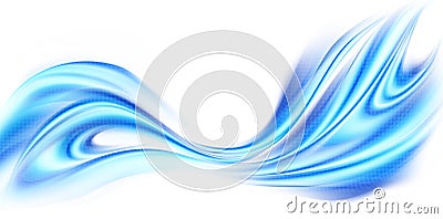 Blue abstract halftone background Stock Photo