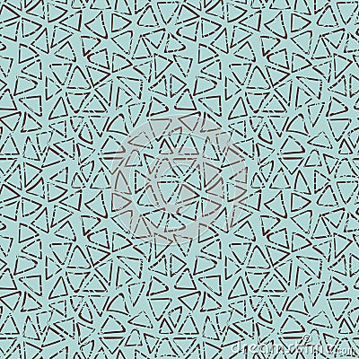 Blue abstract hipster seamless pattern Vector Illustration