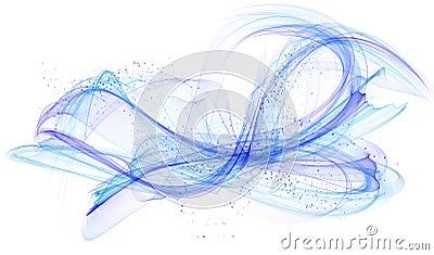 Blue abstract modern background Stock Photo