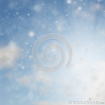 Blue abstract sky background Stock Photo