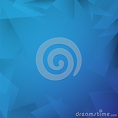 Blue abstract vector background Vector Illustration