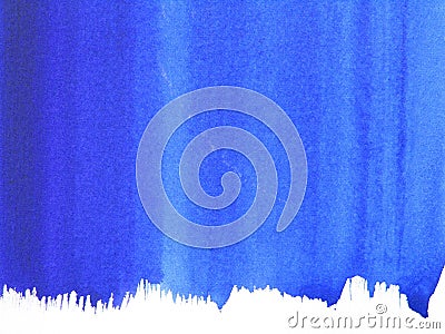 Blue abstract watercolor background Stock Photo