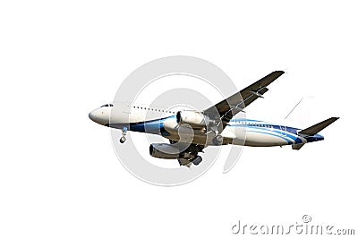 Blue Airplane Stock Photo