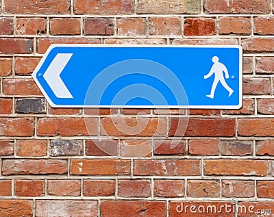 Blue arrow Stock Photo