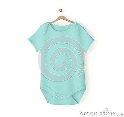 Onesie blue Stock Photo