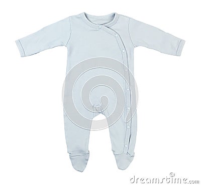 Blue Baby Sleeper Stock Photo