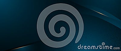 Vector abstract dynamic geometric shape, wave flow line, light effect, and texture on blue gradient color Stock Photo