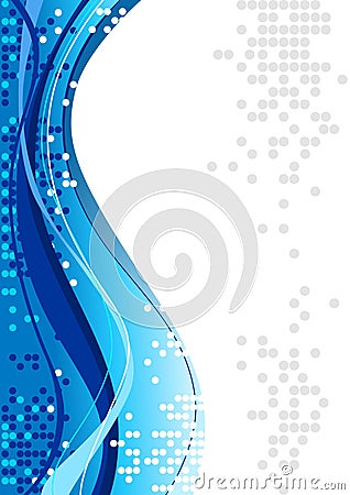 Blue background Vector Illustration