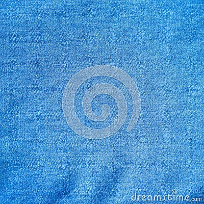 Bright blue background abstract cloth texture luxury silk fabric. Stock Photo