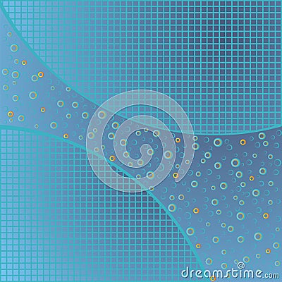 Blue background from mosaic Vector Illustration