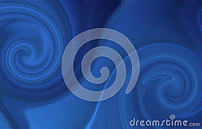 Blue background with swirl waves texture. Stock Photo