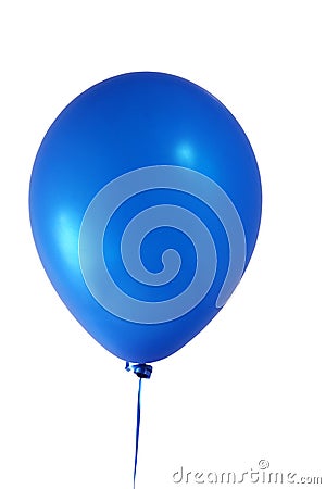 Blue balloon Stock Photo