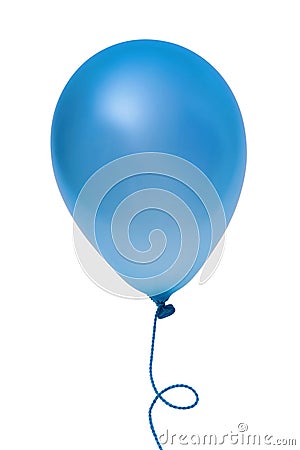 Blue balloon Stock Photo