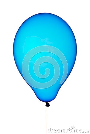 Blue balloon Stock Photo