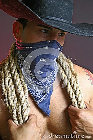 Blue Bandana Stock Photo - Image: 833520