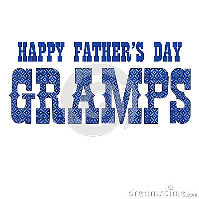 Blue bandana gramps fathers day Stock Photo