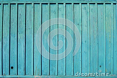 The blue Barn Wooden Wall Stock Photo