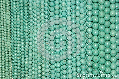 Blue Beads Stock Photo