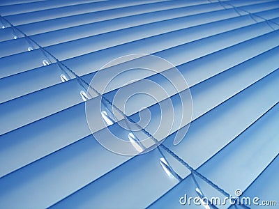 Blue Blinds Stock Photo - Image: 3102900