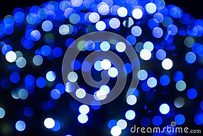 Blue bokeh background Stock Photo