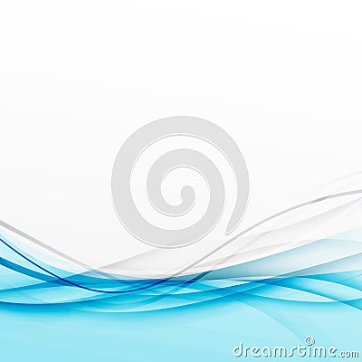 Blue border line speed swoohs layout Vector Illustration