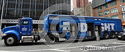 Bud Light Delivery Truck Editorial Stock Photo